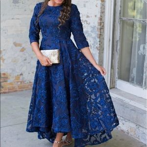 (Navy blue)One Enchanted Evening Dress